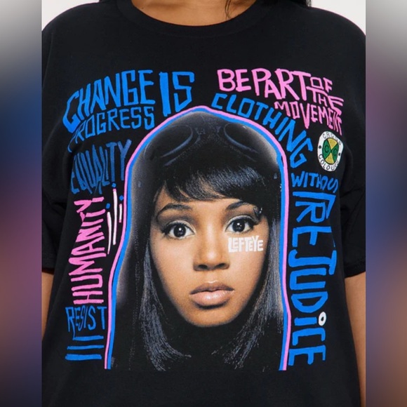 Cross Colours Left Eye TLC L/XL Tee NWOT - Picture 1 of 4